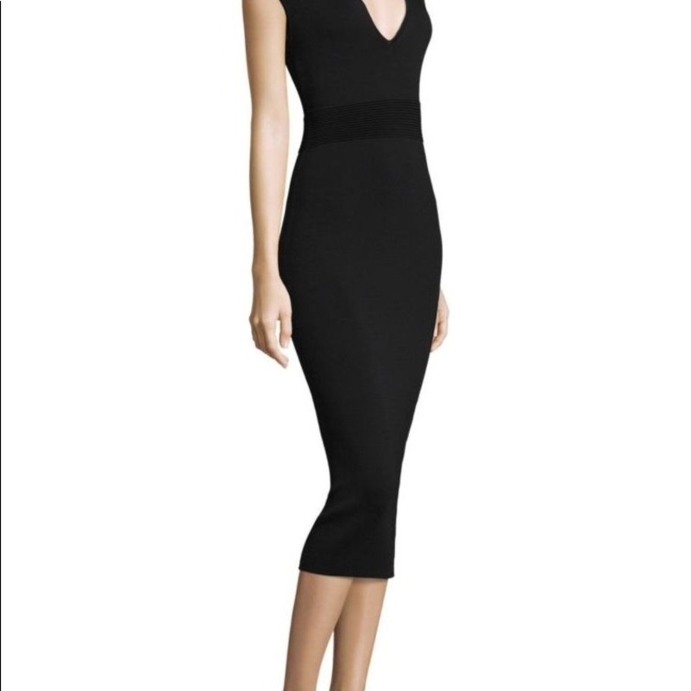Michael Kors V-neck bodycon dress